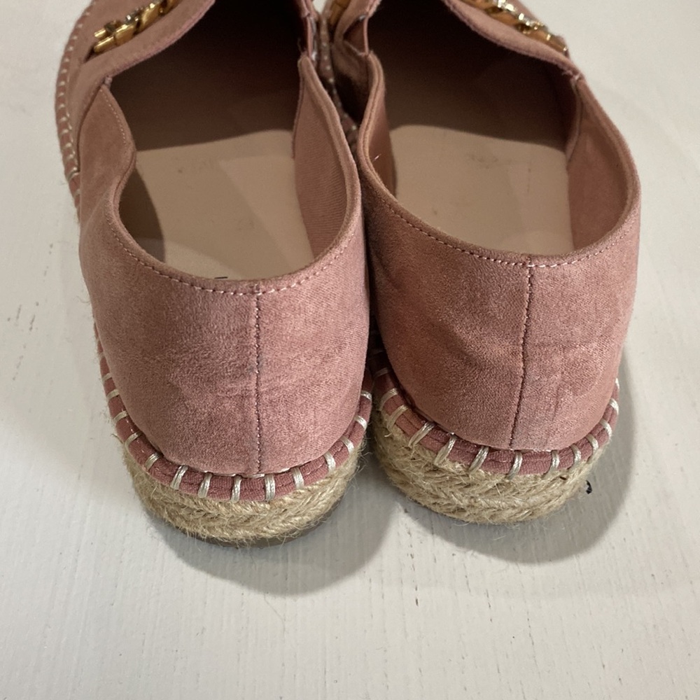 Tahari Brooklyn Size 9.5 Women's Pink Espadrille Flats! - Picture 9 of 9